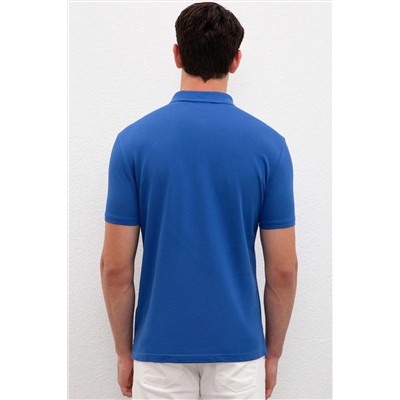 Erkek Saks Basic Polo Yaka Tişört