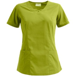 Butter-Soft Scrubs by UA™ Criss Cross V-Neck Top