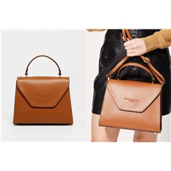 Bolso de piel Blu Camel