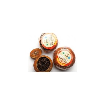 Императорский Шу Пуэр в мандарине, 11-13 г.  1 штука.