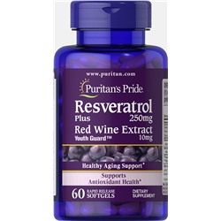 Resveratrol 250 mg plus Red Wine Extract