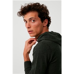 Sudadera de lana y cachemir Caqui