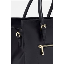 Bolso de piel Kira Negro