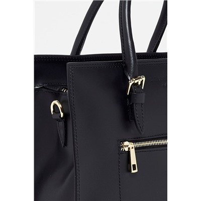 Bolso de piel Kira Negro
