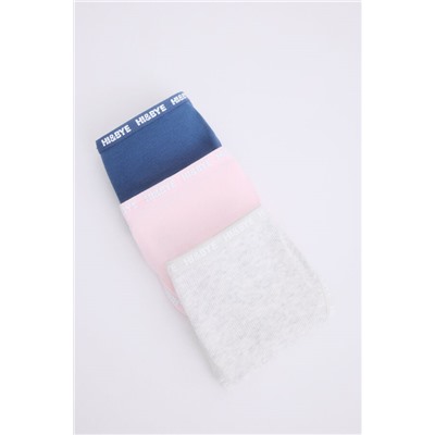 Pack 3 tangas tira rosa, gris, azul