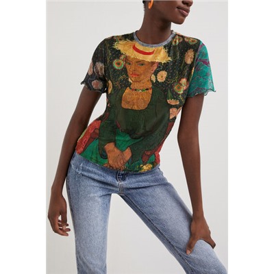 Camiseta texturas obra de arte