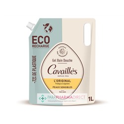 Cavaillès Gel Bain Douche - L'Original - Peaux Sensibles 1 Litre - ECO-RECHARGE