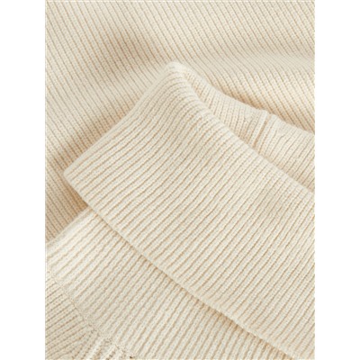 Pullover aus geripptem Strickstoff