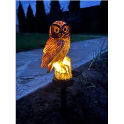 🦉 Интересные садовые фигуры в виде Совы  По весу очень лёгкие ~ гр 200, работают от солнечной батареи