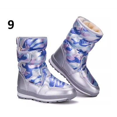 Зимние водонепроницаемые дутики на флисе