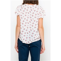 Blusa Blanco y rojo