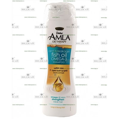 Крем-шампунь Dabur Amla (fish oil) против ломкости волос с рыбьим жиром
