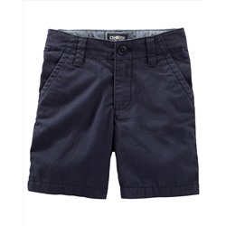 Flat-Front Shorts