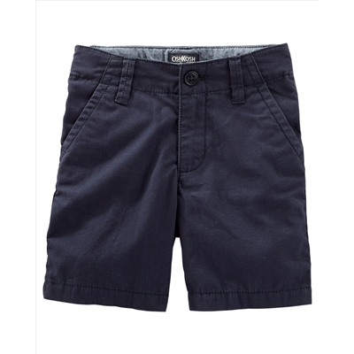 Flat-Front Shorts