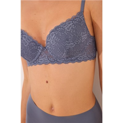 Sujetador push up GORGEOUS encaje azul