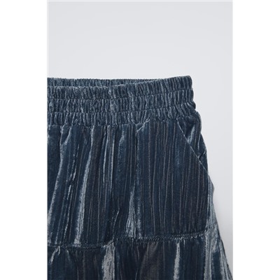 VELVET BERMUDA SKIRT