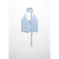 Top halter botones