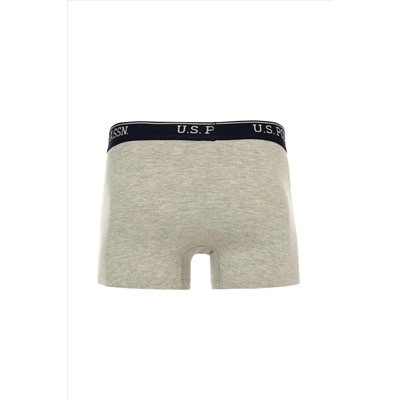 Erkek Gri Melanj 3'lü Boxer