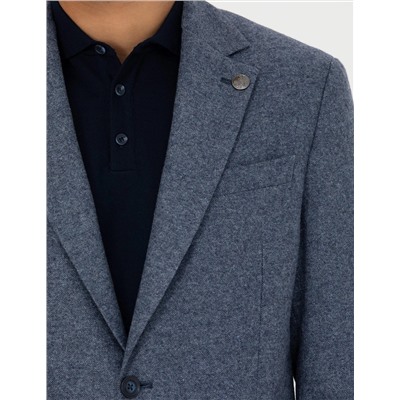 Koyu Mavi Slim Fit Ceket