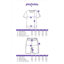 Комплект (Футболка+Шорты) PLAYTODAY, 1121593