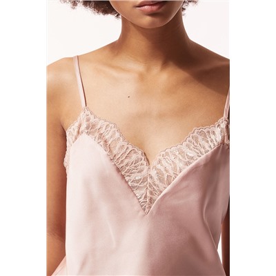 Top lencero Brooklin Rosa empolvado
