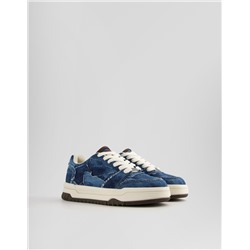 Men’s chunky denim trainers