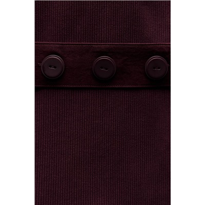 RIBBED BELTED T-SHIRT