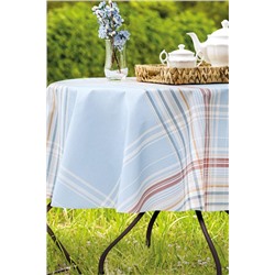Farrant Pvc Masa Örtüsü - Açık Mavi - 140 cm
