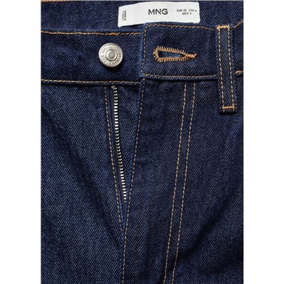 Jeans wideleg loose tiro bajo