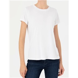 Beyaz Regular Fit Basic Tişört