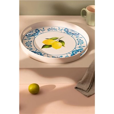 Lemoncha Yuvarlak Tepsi