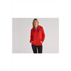 United Colors of Benetton Unıted Colors Of Benetton Kadın Sweatshirt Bnt-w119 Kırmızı bnt-w119