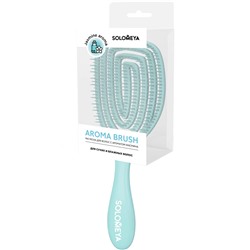 [SOLOMEYA] Расческа для сухих и влажных волос АРОМАТ ЖАСМИНА Solomeya Wet Detangler Brush Oval Jasmine, 1 шт.