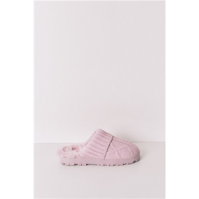 Zapatillas casa La Vecina Rubia pelo trenzado comfort