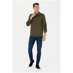 Erkek Haki Sweatshirt