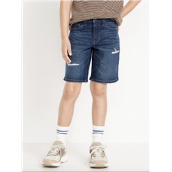 Above Knee 360° Stretch Ripped Jean Shorts for Boys