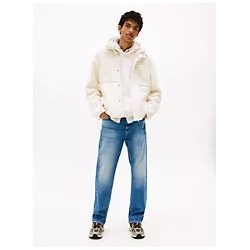 Tommy Jeans Mixed Media Teddy Jacket