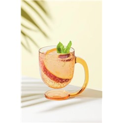 Domme Plastik Kupa - Turuncu - 385 ml
