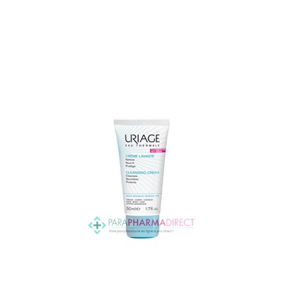 Uriage Crème Lavante Peaux Sensibles 50ml Format Voyage