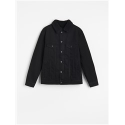 Sherpajacke aus Denim