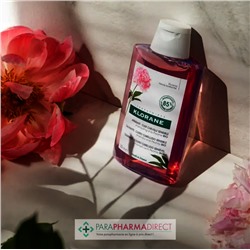 Klorane Pivoine Shampooing Apaisant - Cuir Chevelu Sensible 100 ml - Format Voyage