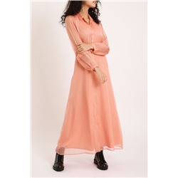 Vestido Rosa y dorado