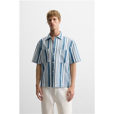 CAMISA ESTRUCTURA RAYAS