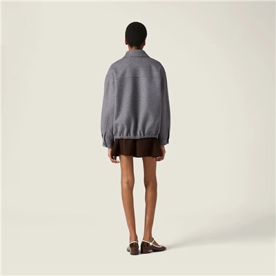 Женский шерстяной джемпер на молнии  MiuMi*u