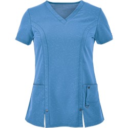 Dickies Xtreme STRETCH Scrubs Camo-Kazee Embossed Top