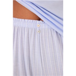 Pijama Capri viscosa azul rayas