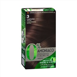 Стойкая краска 3 темно-каштановый Deliplus 0% аммиака