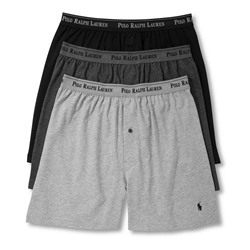 Men's 3-Pk. Cotton Classic Knit Boxers