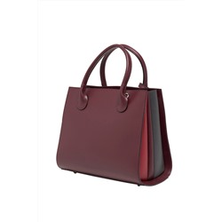 Bolso de piel Trip Burdeos