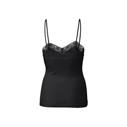 ESMARA® Lingerie ESMARA® Spaghettiträgerhemden Damen, 3 Stück, mit Bio-Baumwolle und Elasthan